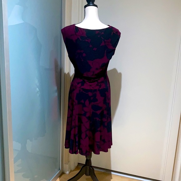 Ralph Lauren sleeveless pullover floral dress; Size 10 - Picture 2 of 3